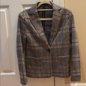 Women XS Stylish  Houndstooth Blazer